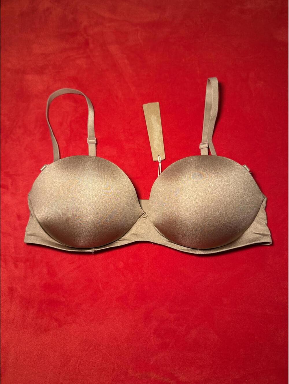 Skims Ultimate Push Up Strapless Bra Color Sienna Size 32B